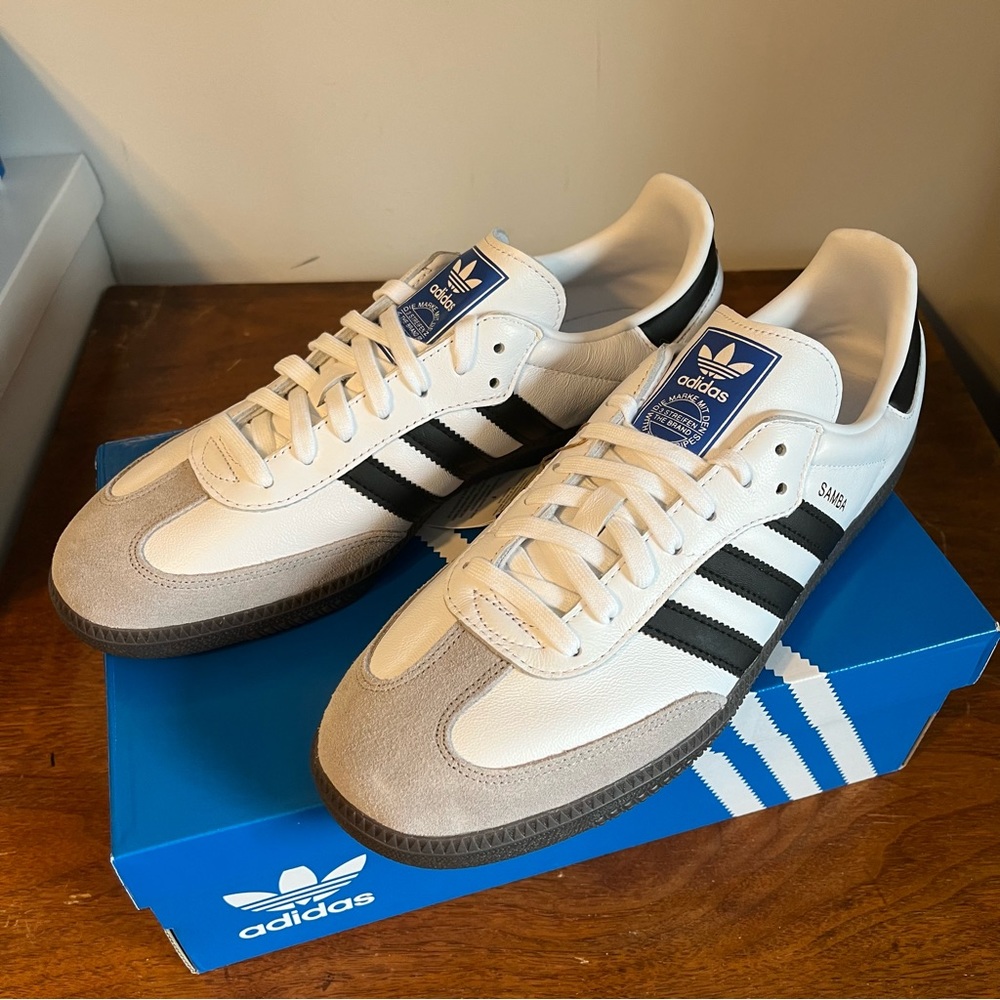 ADIDAS White Samba OG - Picture 8 of 11